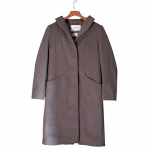 Aritzia Wilfred Brown Cocoon Coat